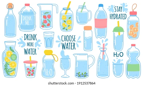 cartoon-water-bottles